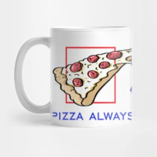 vote for pizza Mug